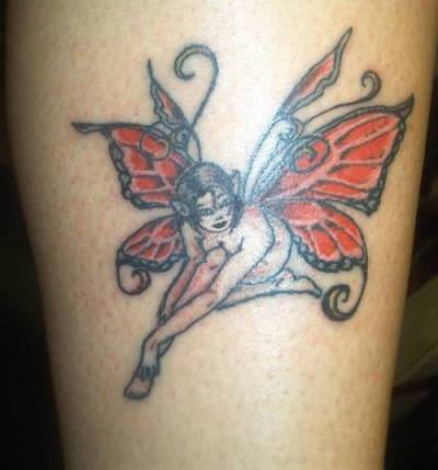 Colorful Fairy Tattoo