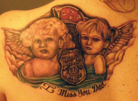Memorial Tattoo On Back
