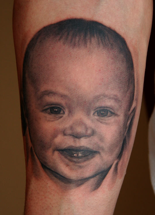 Memorial Baby Tattoo