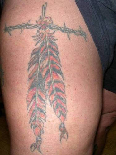 Feather Tattoo on Arm