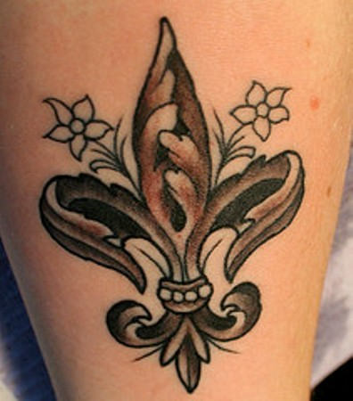 Fleur de lis Tattoo Design