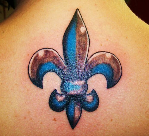 Beautiful Fleur de lis Tattoo