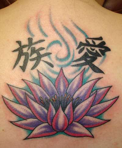 Chinese Lotus Lattoo