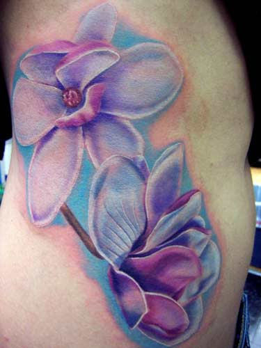 Orchid Flowers Tattoo