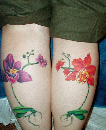 Nice Flowers Tattoo