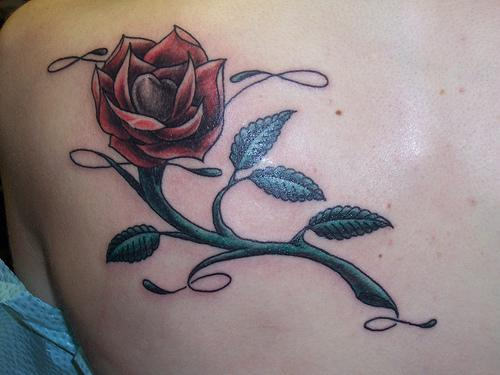 Beautiful Rose Tattoo