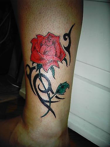 Rose Flower Tattoo