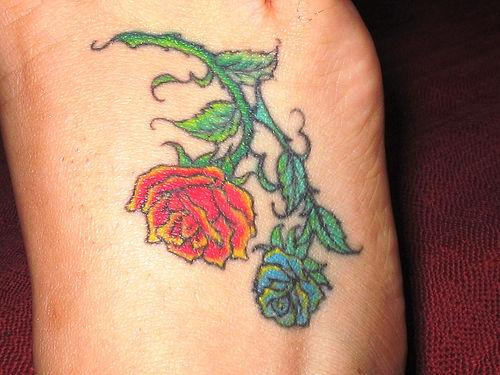 Small Roses Tattoo