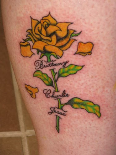 Memorial Rose Tattoo