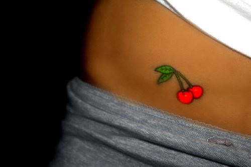 Cherry Tattoo Design