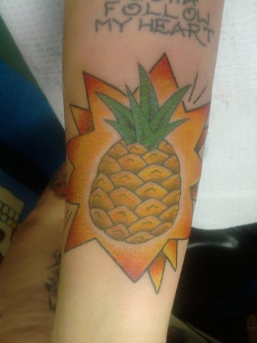 Pineapple Tattoo Design