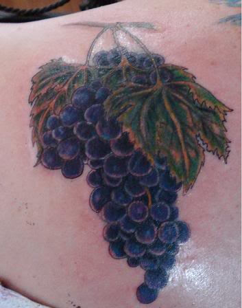 Grapes Tattoo