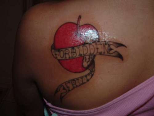 Forbidden Fruit- Apple Tattoo