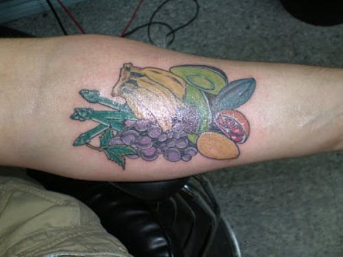 Fruits on Arm