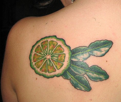 Orange Tattoo Design