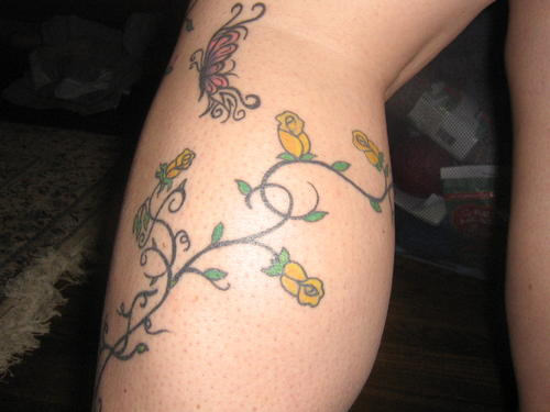 Ivy Tattoo Design. 