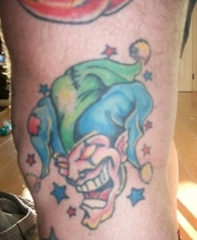 Scary Joker Tattoo