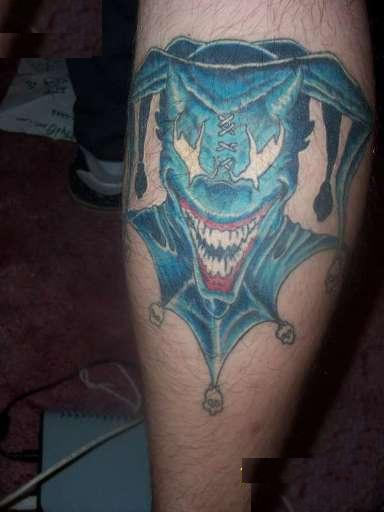 Spooky Joker Tattoo