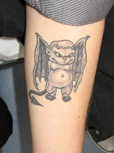 Little Devil Tattoo Design