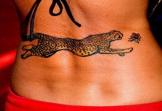 Cheetah Tattoo Design