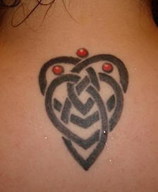 Irish Tattoo On Back