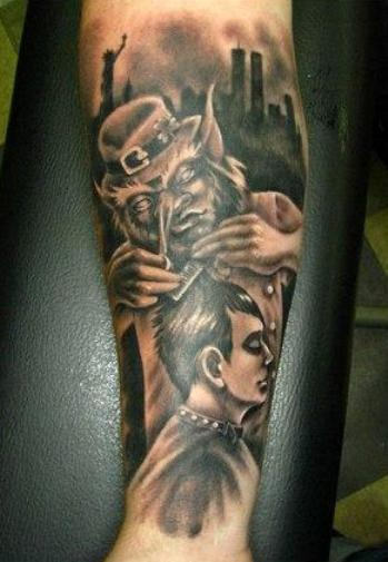 Leprechaun Tattoo On Arm