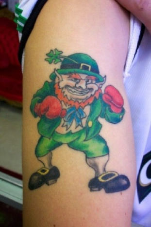 Leprechaun Tattoo On Arm