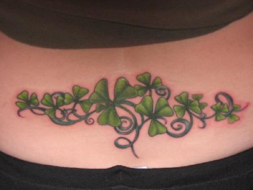 Beautiful Shamrock Tattoo Design