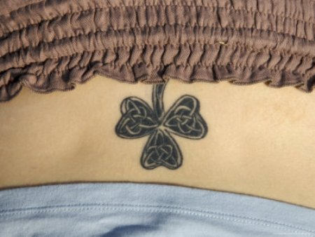 Irish Tattoo On Waist