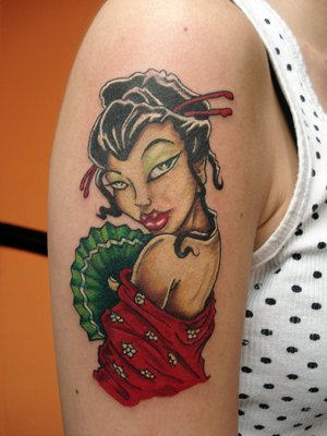 Hot Geisha Tattoo