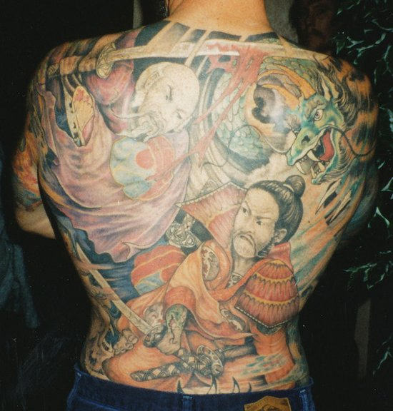 Japanese Warriors Tattoo Design