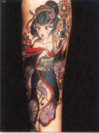Hot Japanese Girl Tattoo