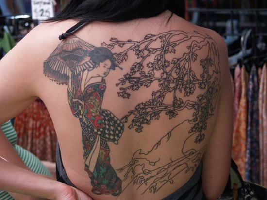 Japanese Tattoo on Back