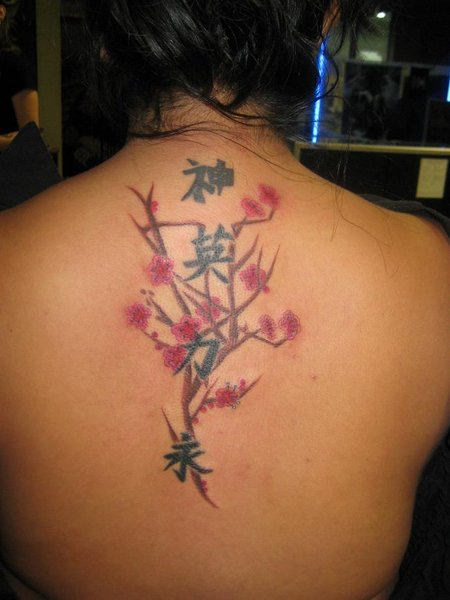 Japanese Tattoo On Back