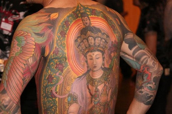 Japanese Tattoo On Back