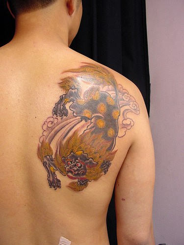 Japanese Tattoo On Back