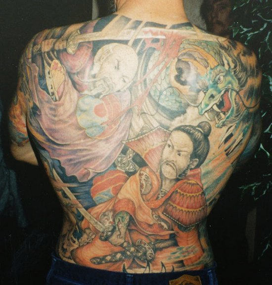 Japanese Tattoo On Back