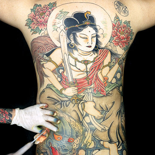 Japanese Tattoo On Whole Back