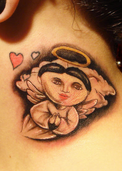 Mexican Angel Tattoo