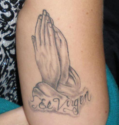 Praying Hands Tattoo