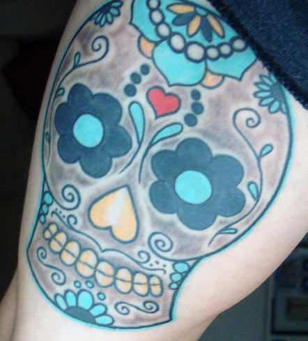Mexican Tattoo Design - Skull