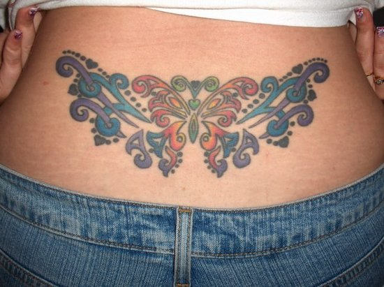 Lower Back Tattoo Design