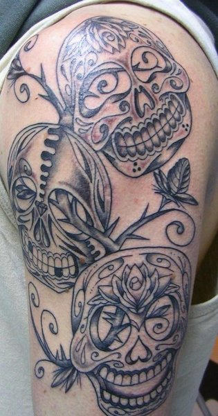 Mexican Tattoo On Shoulder