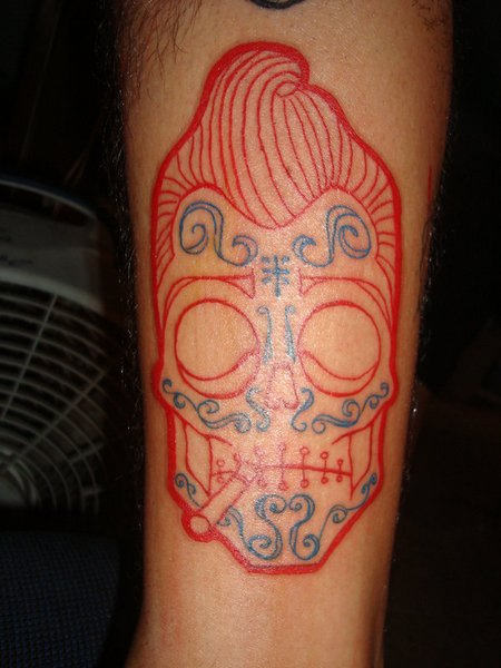 Red Mexican Tattoo