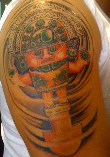 Mexican Tattoo On Shoulder