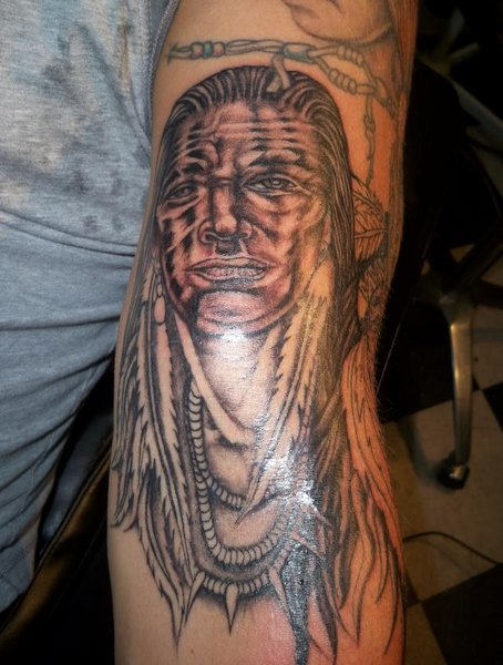 Native American Tattoo On Arm