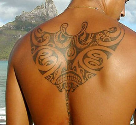 Owl Tattoo On Back