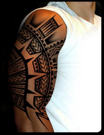 Samoan Tattoo On Shoulder