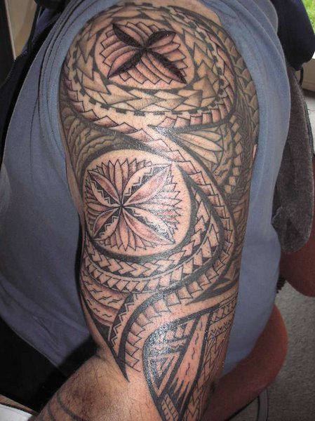 Samoan Tattoo On Shoulder