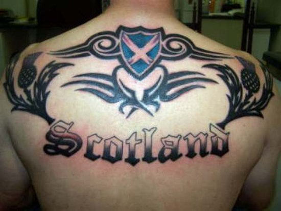 Scotland Tattoo on Back
